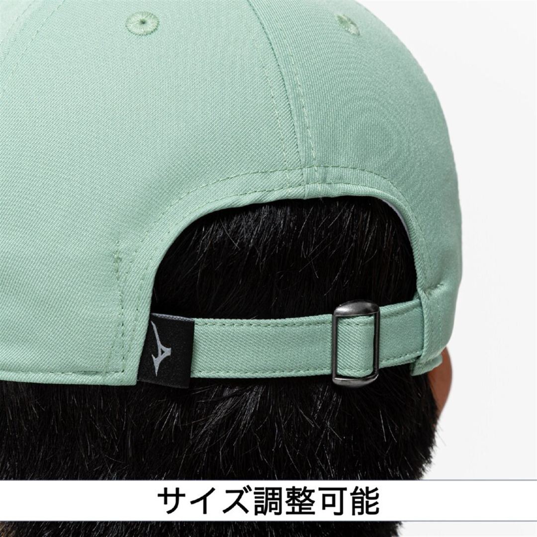 【ミズノ直営限定】ワンポイントロゴ キャップ グリーン