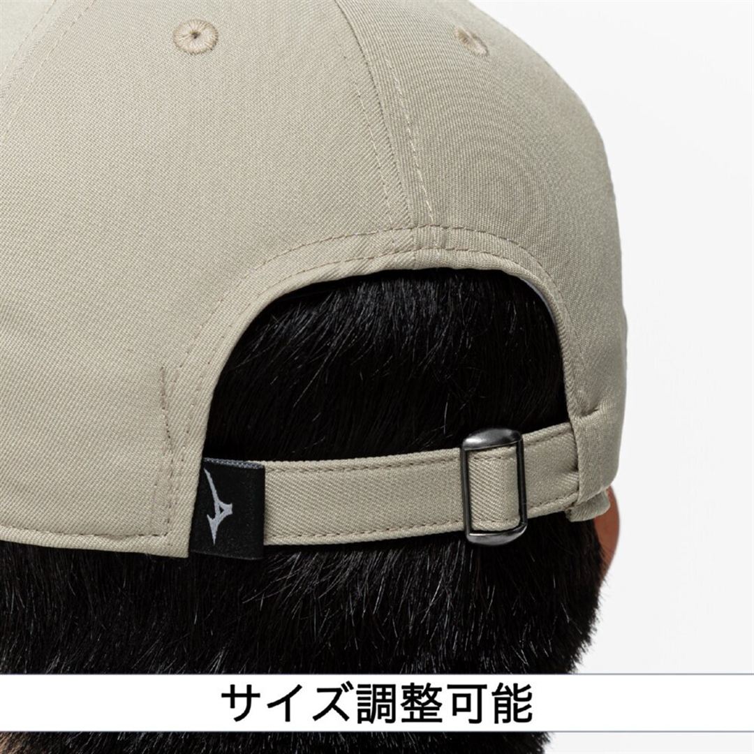 【ミズノ直営限定】ワンポイントロゴ キャップ ベージュ