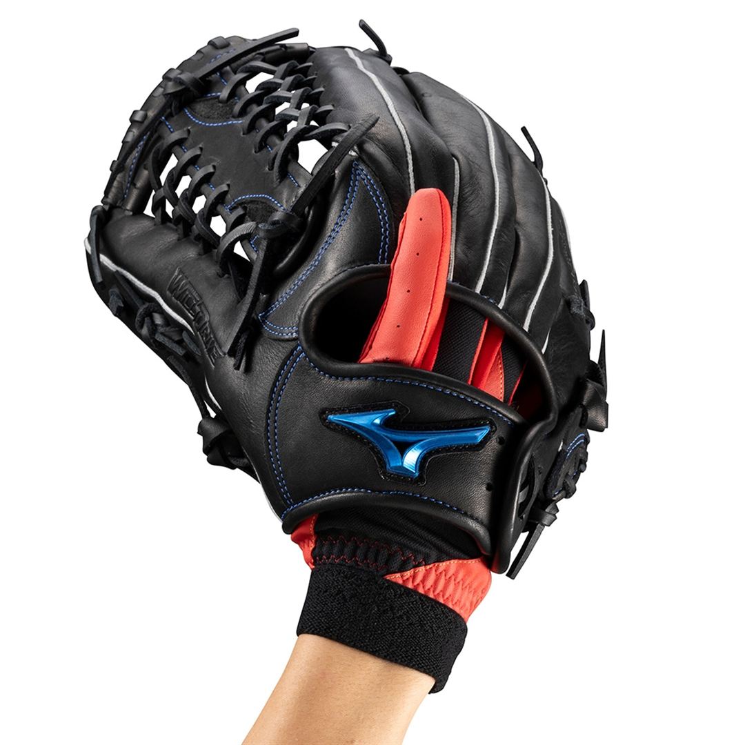 ガチ守備手袋 26年秋冬限定カラー【右手用】 ブラック×レッド×レッド M