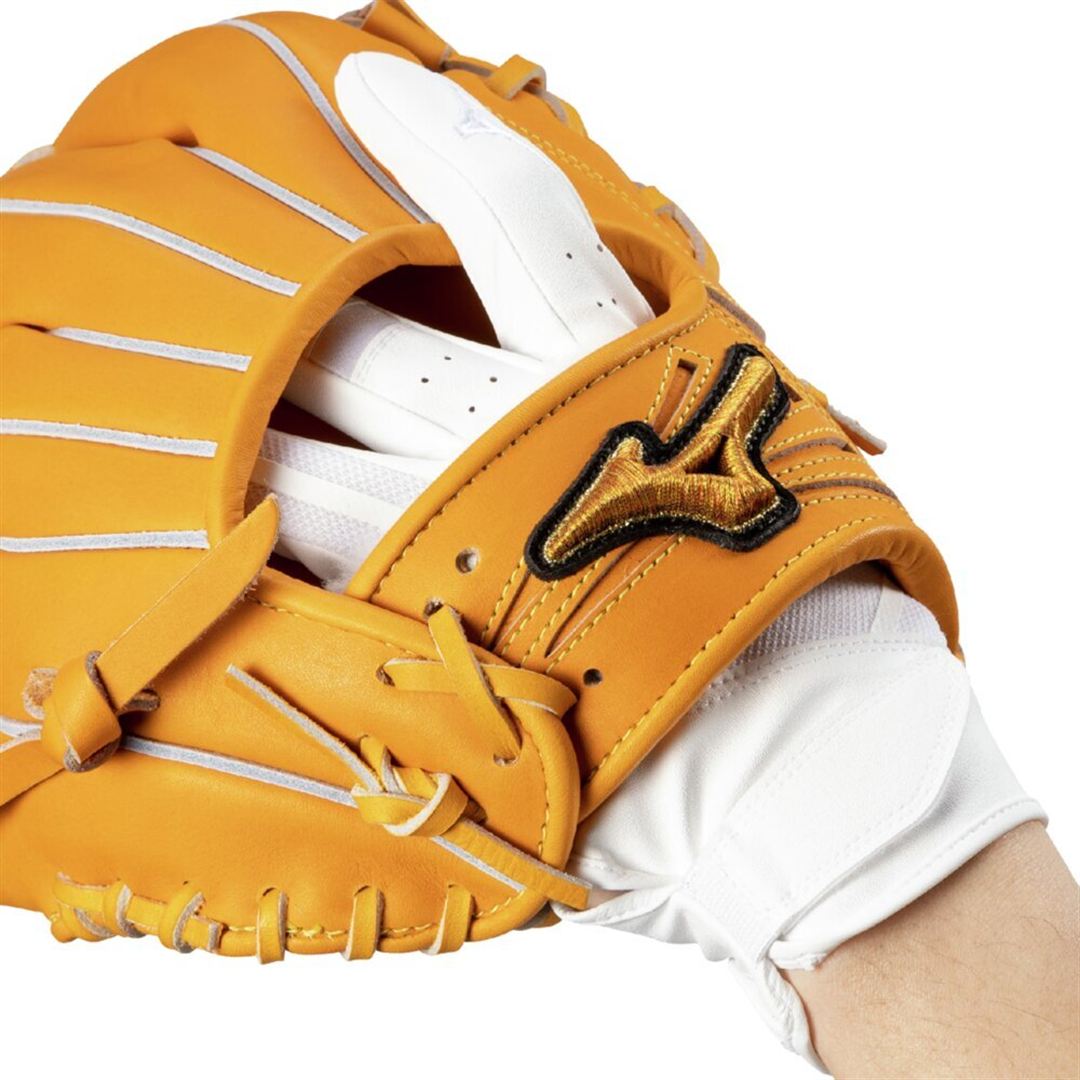 【ミズノプロ】守備手袋【左手用】高校野球ルール対応モデル ホワイト×ホワイト S