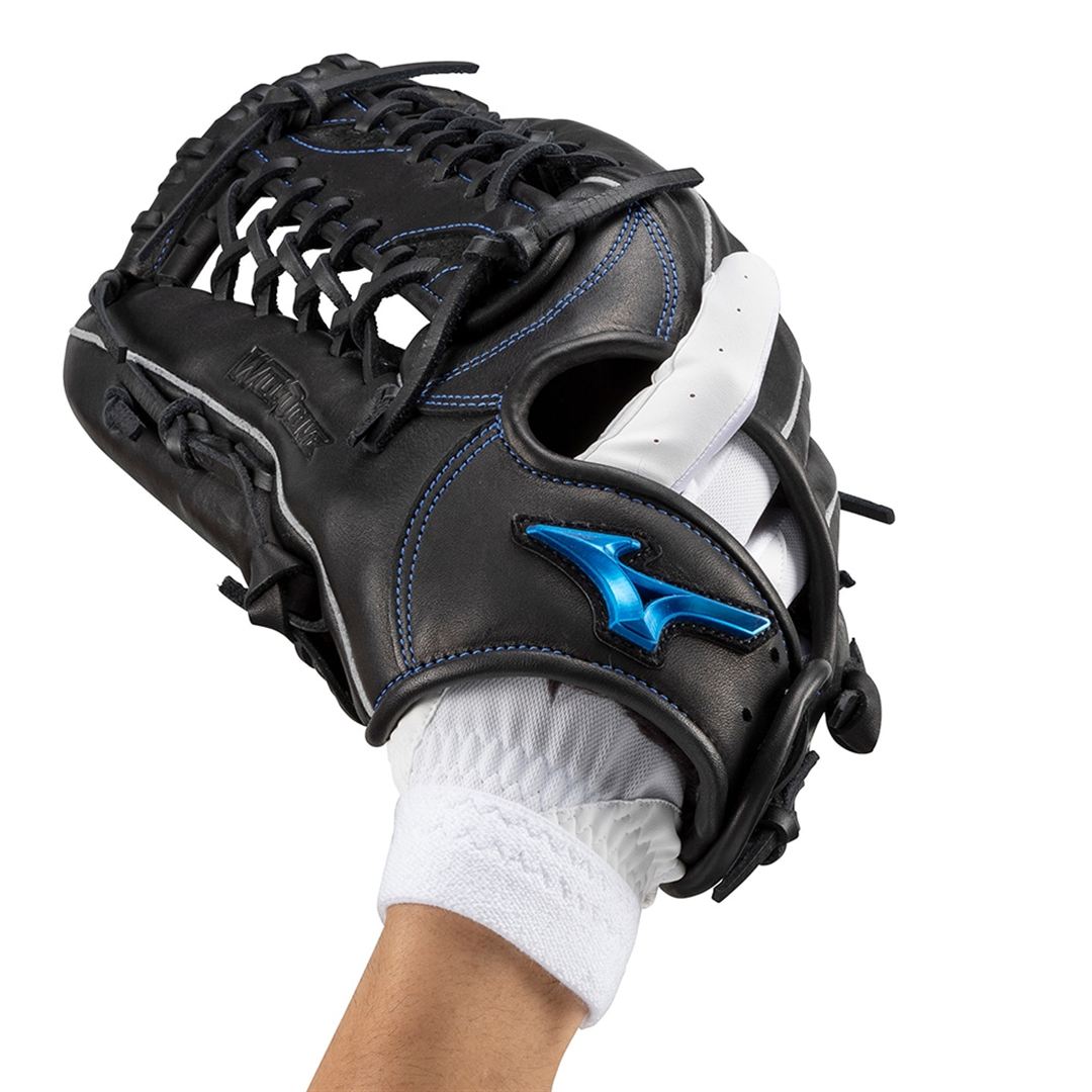 ガチ守備手袋Jr.【右手用】高校野球ルール対応モデル ホワイト×ホワイト JS