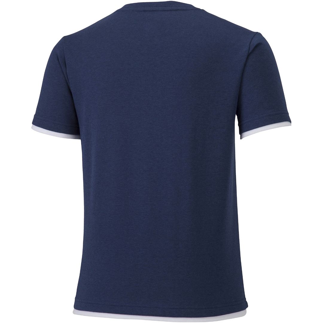 【ミズノ直営限定】グラフィックTシャツ ネイビー 150