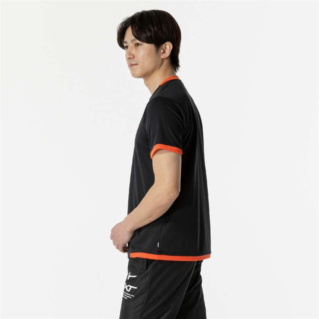 【抗菌防臭／防汚】N-XT Tシャツ ブラック S