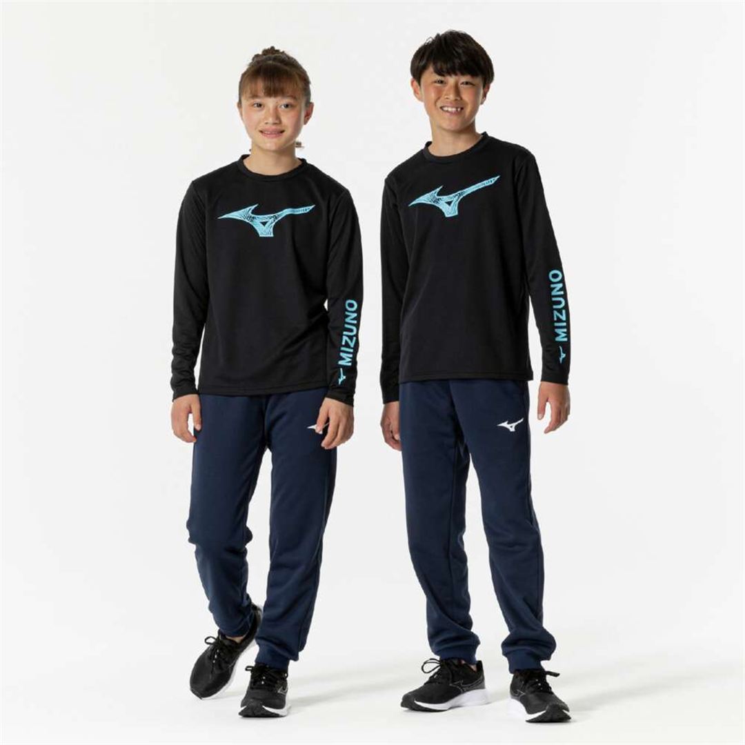 【抗菌防臭／防汚】GACHI Tシャツ(長袖) ブラック 120
