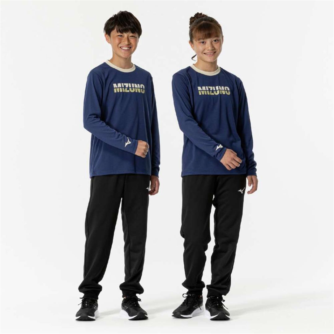 【抗菌防臭／防汚】GACHI Tシャツ(長袖) エステートブルー 120