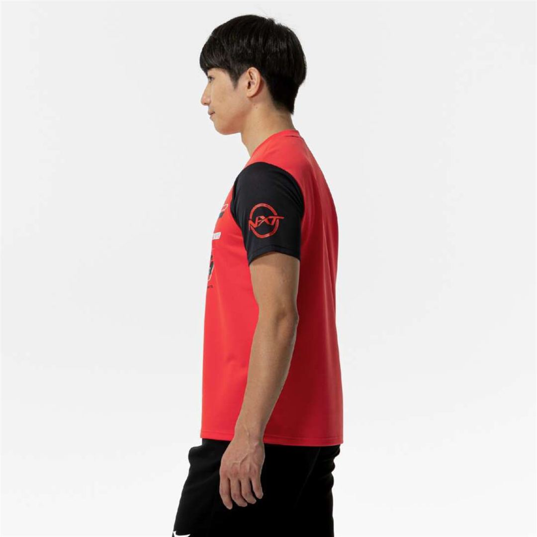 【抗菌防臭／防汚】Tシャツ ポピーレッド S