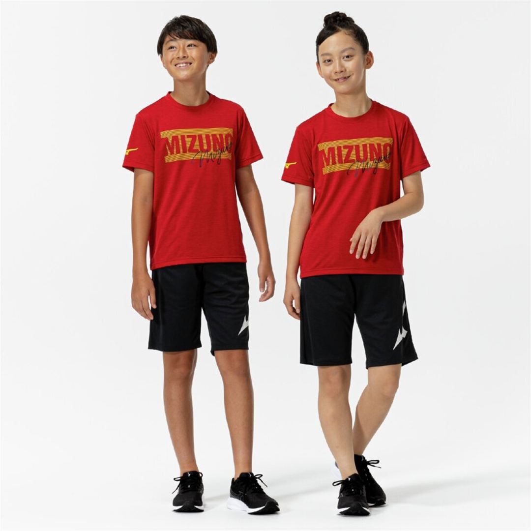 【抗菌防臭／防汚】GACHI Tシャツ ハイリスクレッド 120