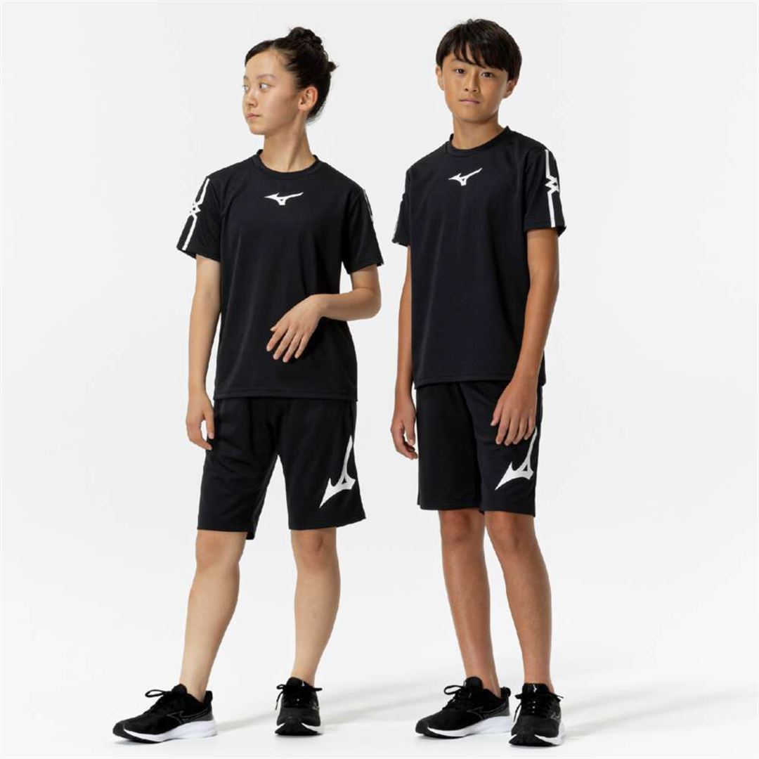 【抗菌防臭／防汚】GACHI Tシャツ ブラック 120