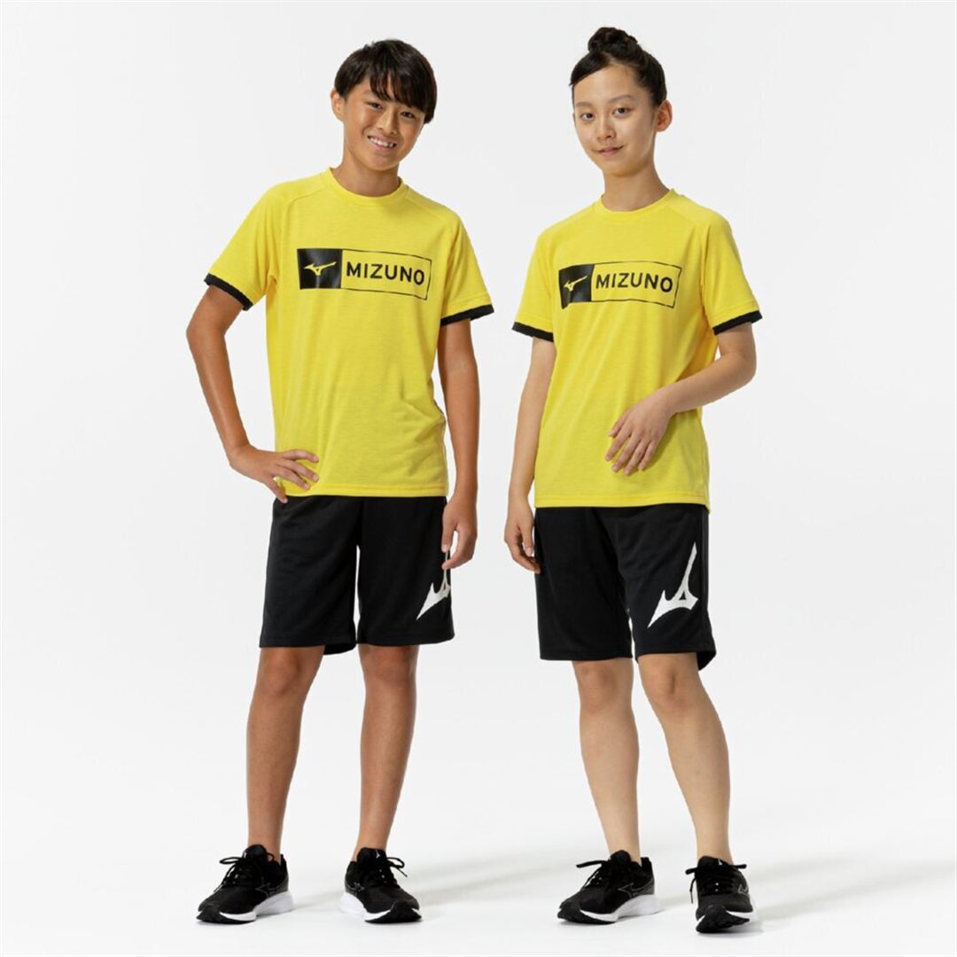 【抗菌防臭／防汚】GACHI Tシャツ サイバーイエロー 120