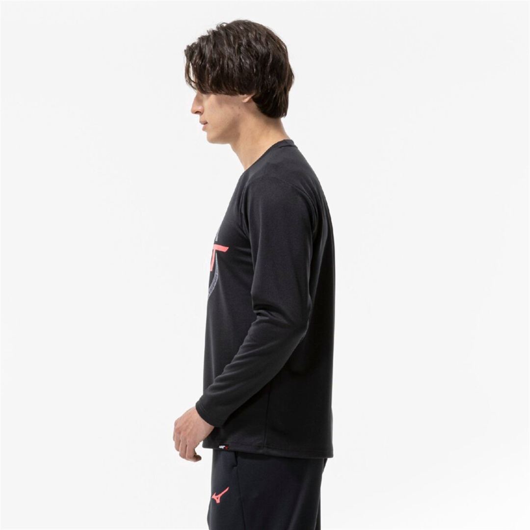 【抗菌防臭／防汚 】N-XT Tシャツ(長袖) ブラック S