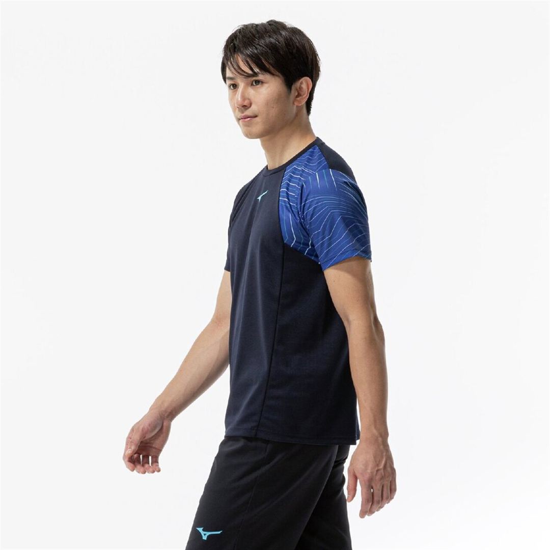 N-XT グラフィックTシャツ ディープネイビー S
