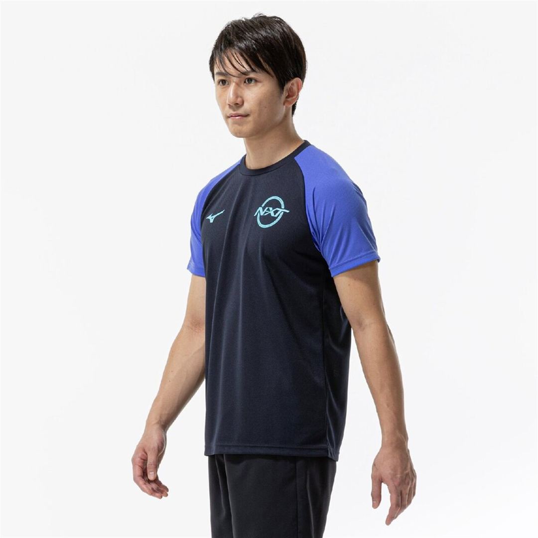 【接触冷感】N-XT アイスタッチTシャツ ディープネイビー XL