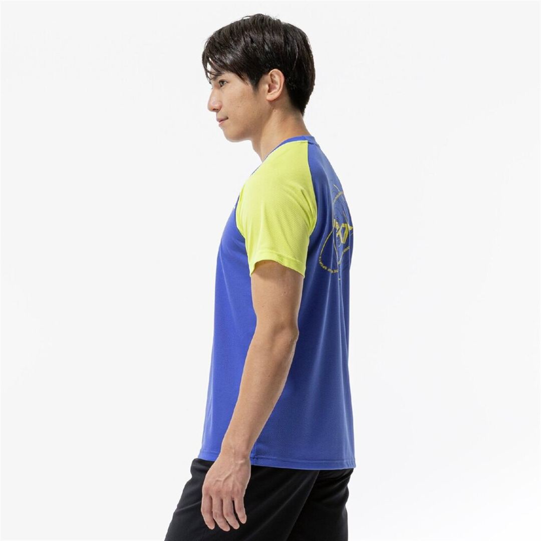 【接触冷感】N-XT アイスタッチTシャツ ダズリングブルー XL