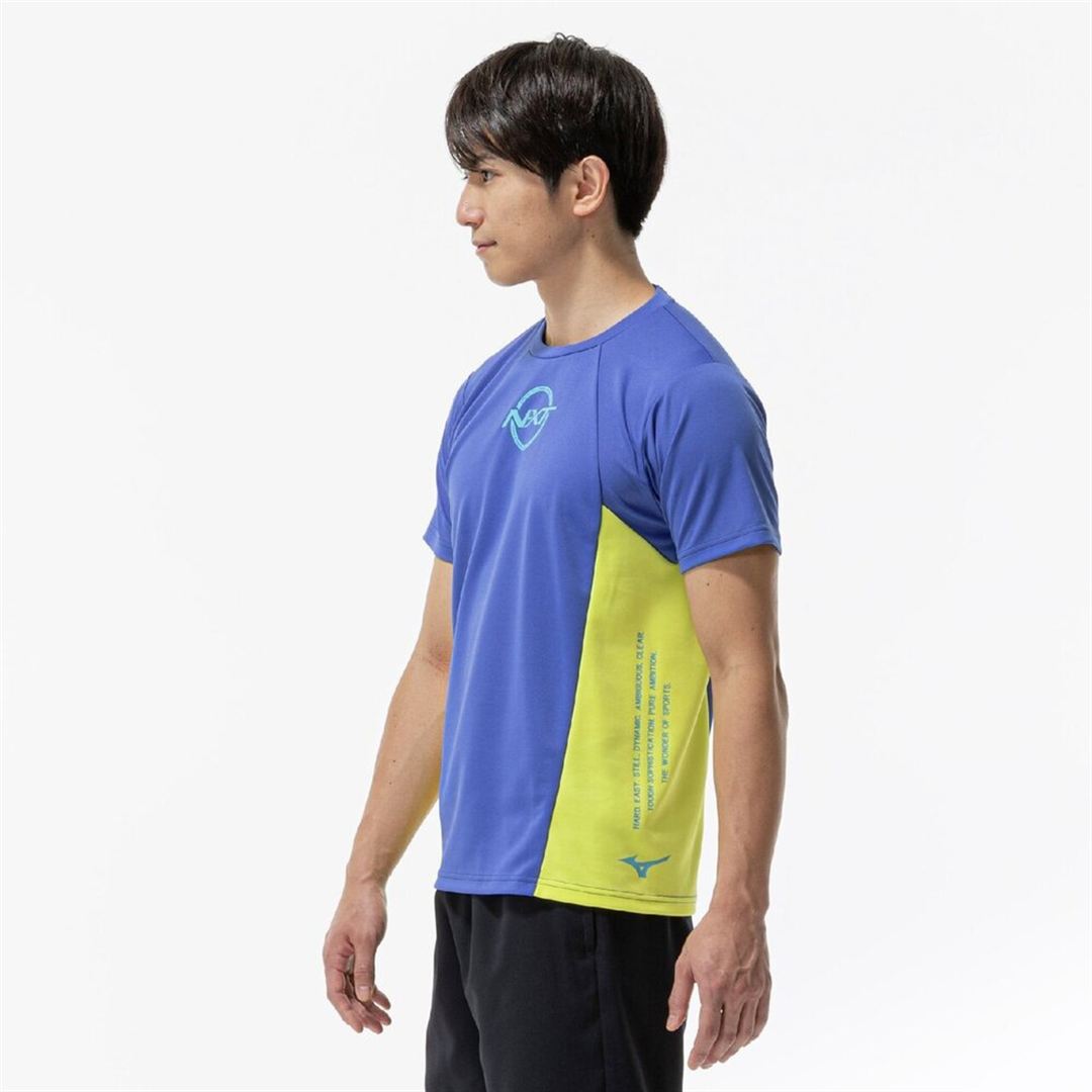 【抗菌防臭／防汚 】N-XT PureHyperTシャツ ダズリングブルー XL