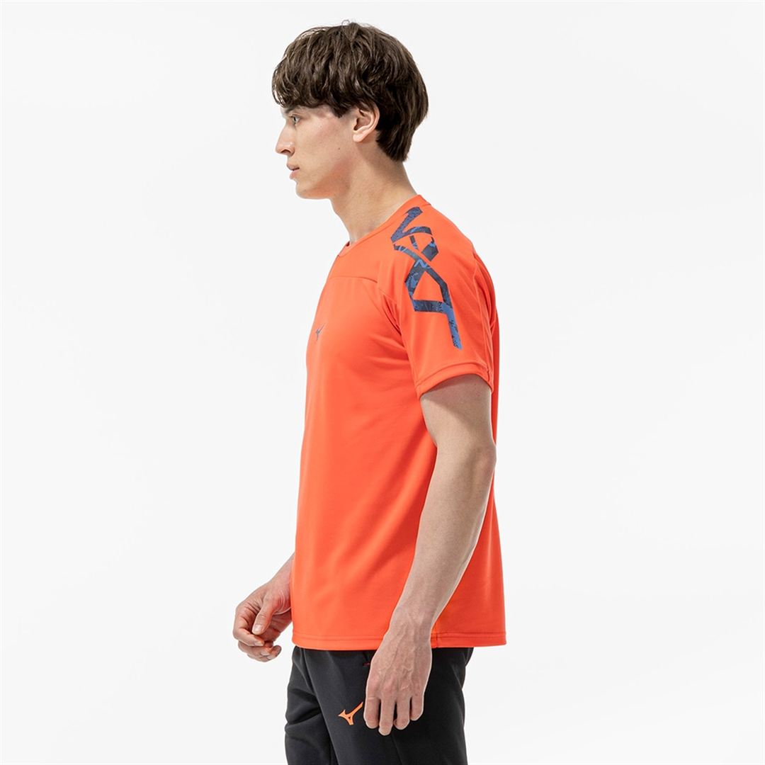 【抗菌防臭／防汚】N-XT Tシャツ サンストーンオレンジ S