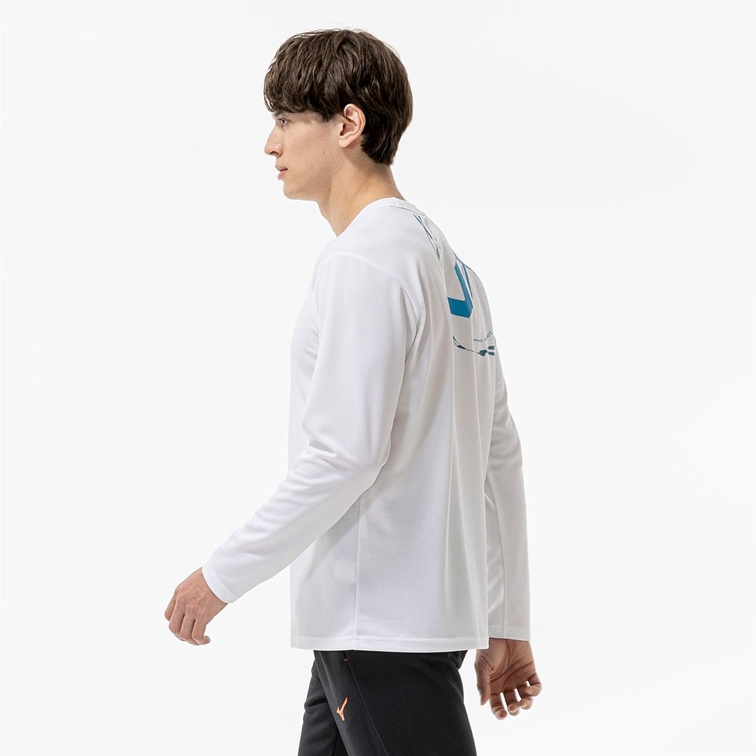 【抗菌防臭／防汚】N-XT Tシャツ(長袖) ホワイト XL