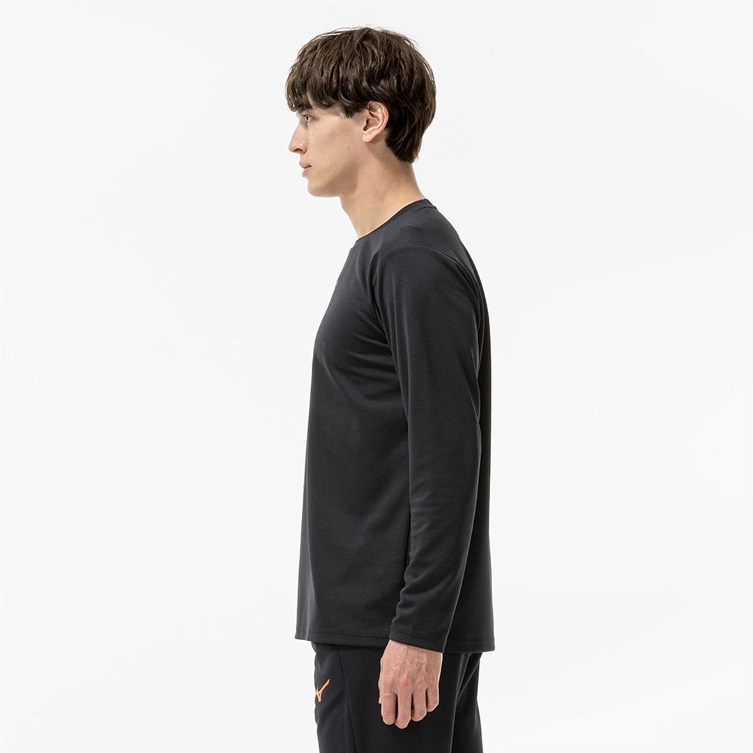 【抗菌防臭／防汚】N-XT Tシャツ(長袖) ブラック XL