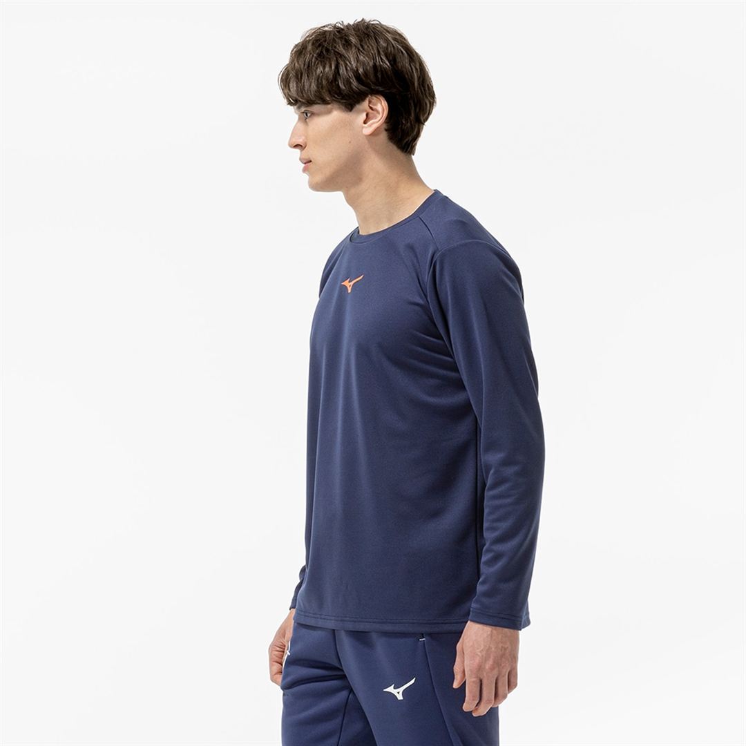 【抗菌防臭／防汚】N-XT Tシャツ(長袖) インシグニアブルー XL