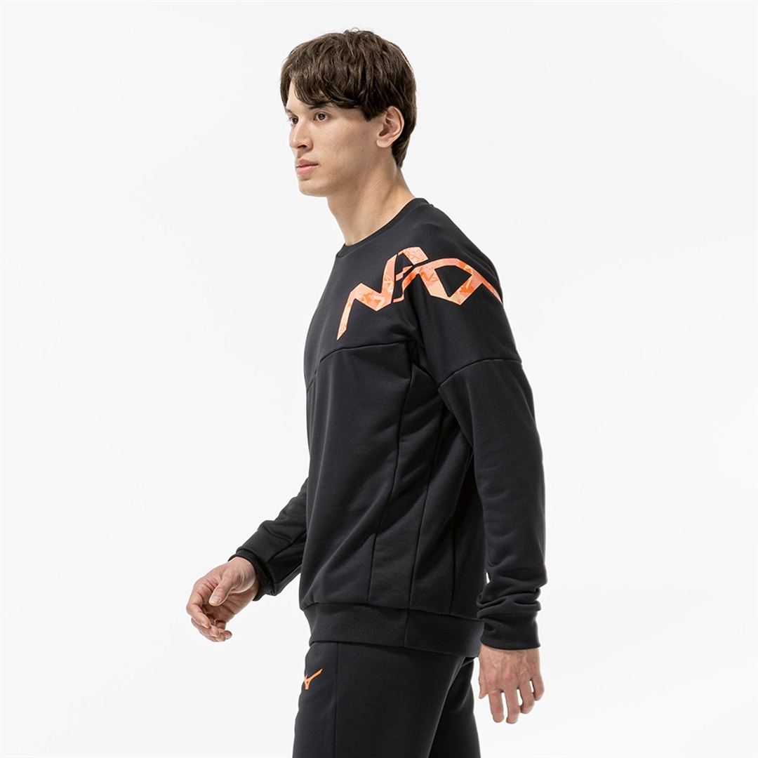 N-XT ソッカンスウェットクルーネック ブラック XL