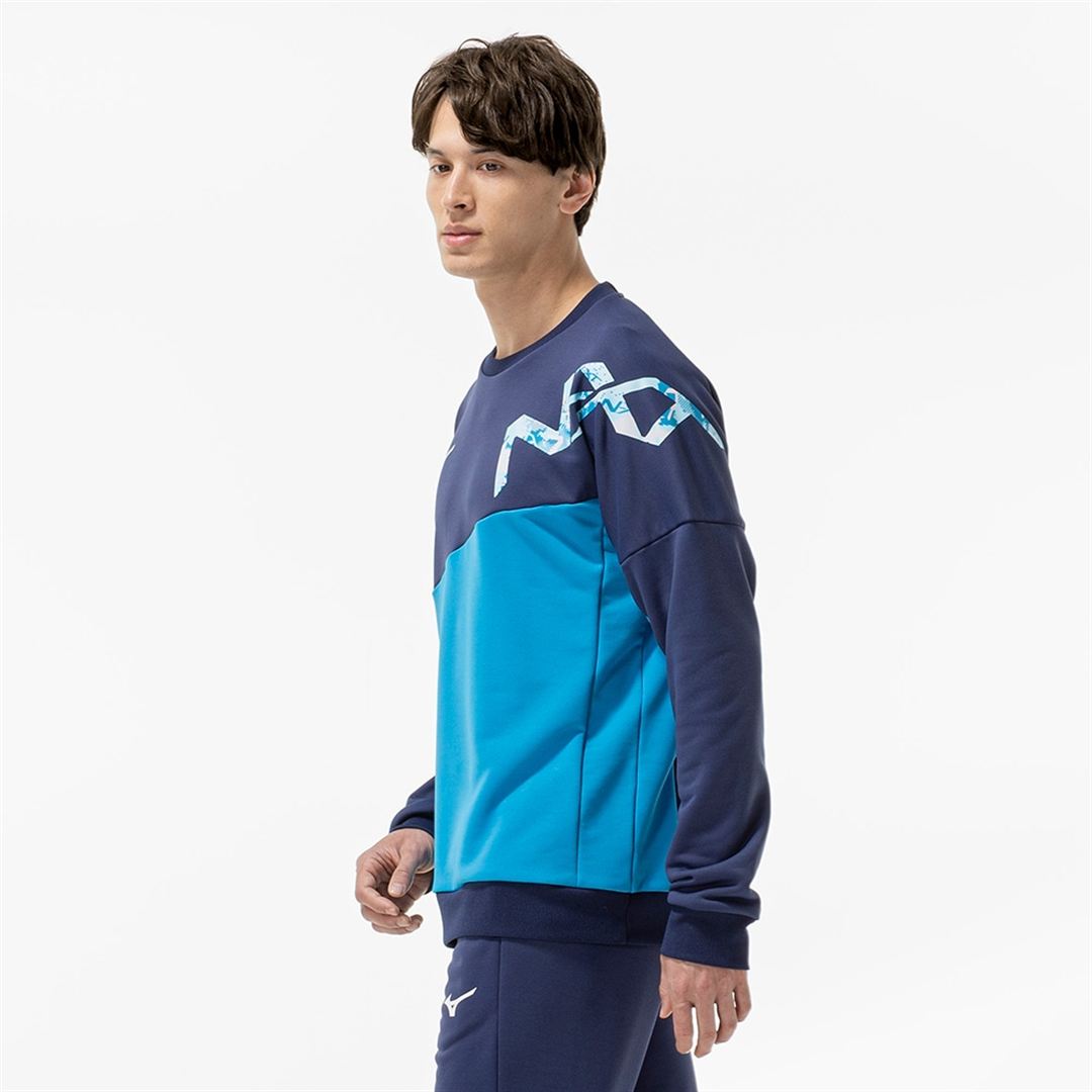N-XT ソッカンスウェットクルーネック インシグニアブルー XL