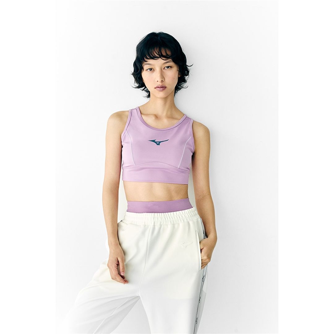 【ミズノ直営限定】ランバードラインテープトラックパンツ(ワイドシルエット) アイボリー S