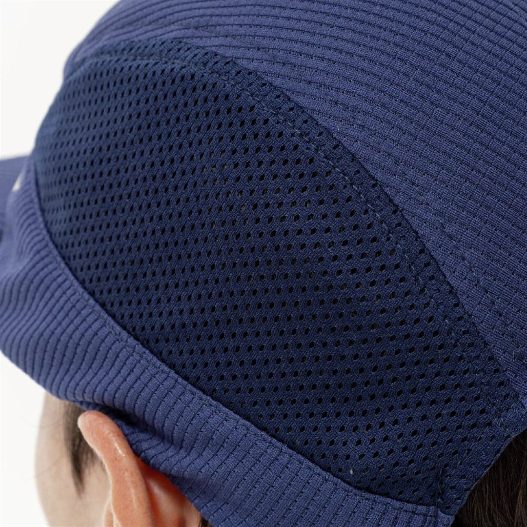 【汗処理／通気】ドライエアロフローキャップ ドレスネイビー 56-60
