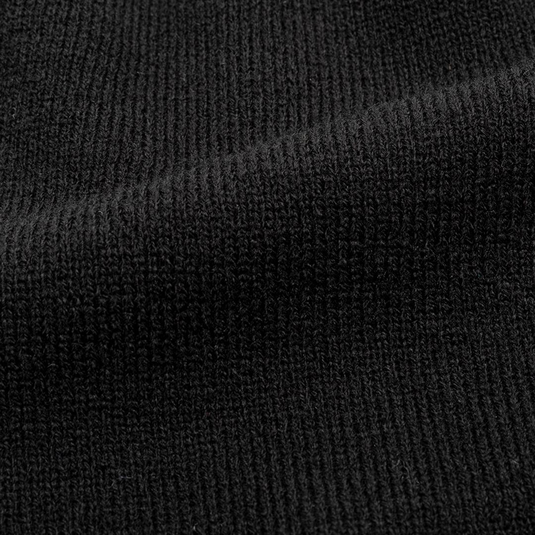 ニットキャップ ブラック 55-60