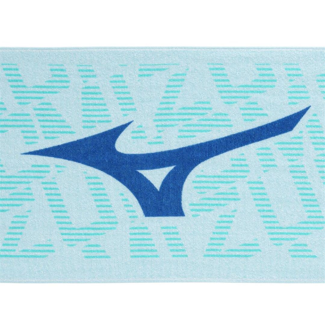 今治製タオル／グラフィックフェイスタオル(箱入り) ネオンライトブルー