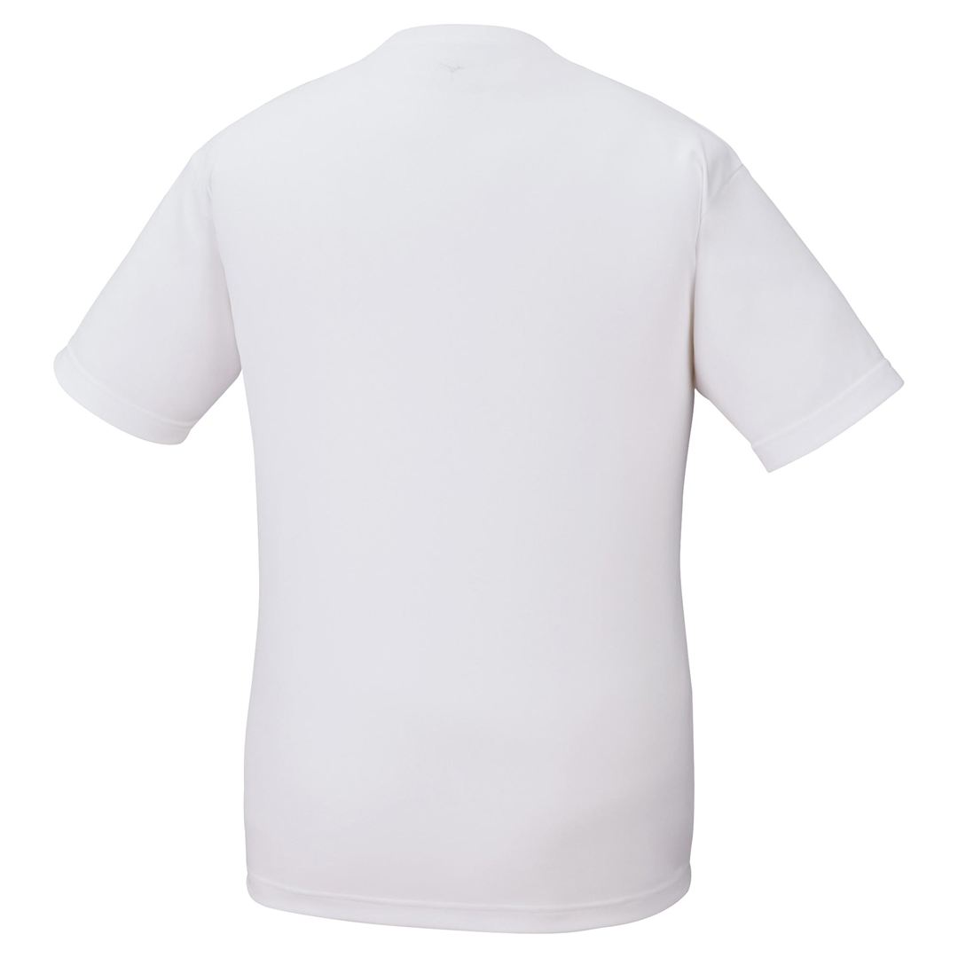 ナビドライTシャツ(半袖／丸首)(大きいサイズ) ホワイト×ブラック 2L