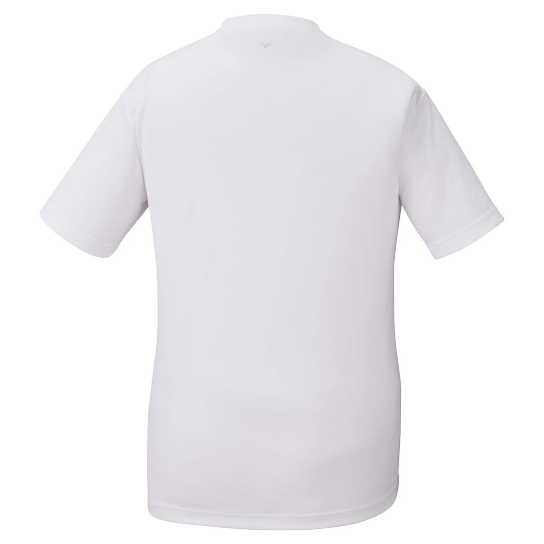ナビドライTシャツ(半袖／V首)(大きいサイズ) ホワイト×ブラック 2L