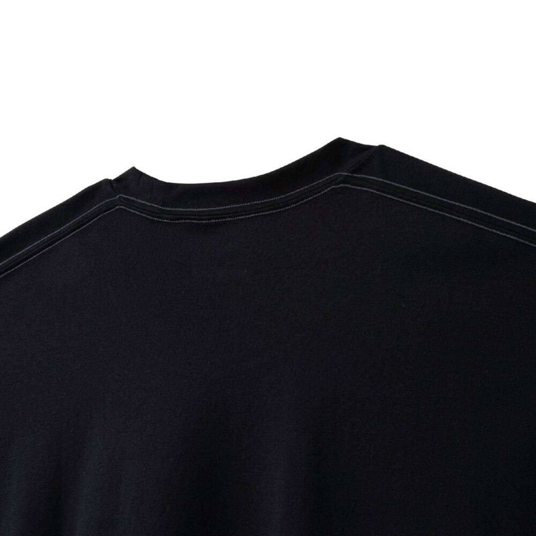 ルーズフィットTシャツ(長袖) ブラック XS