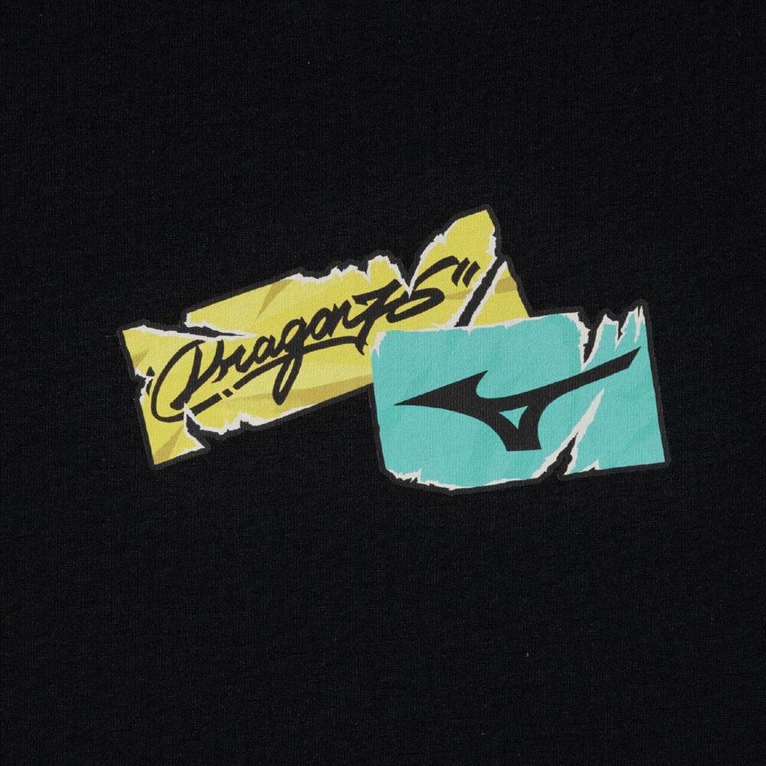 Dragon76ルーズフィットTシャツ(長袖) ブラック XL