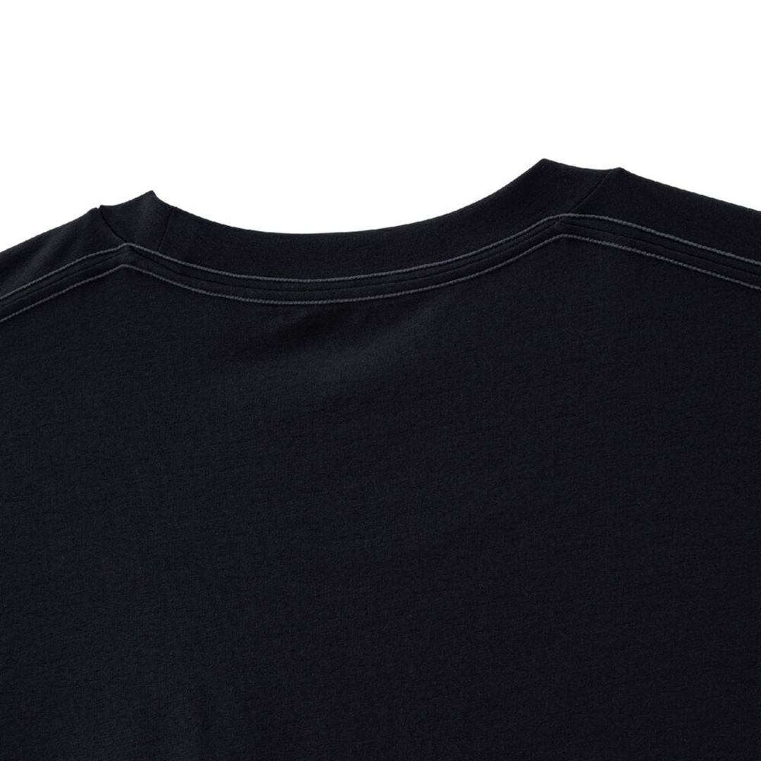 ルーズフィットTシャツ(長袖) ブラック S