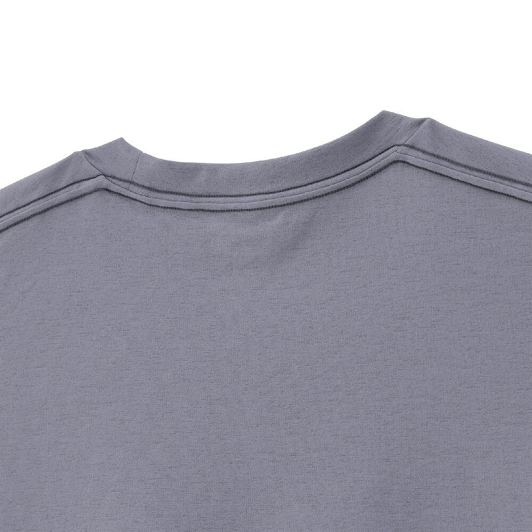 ルーズフィットTシャツ(長袖) グラナイトグレー M