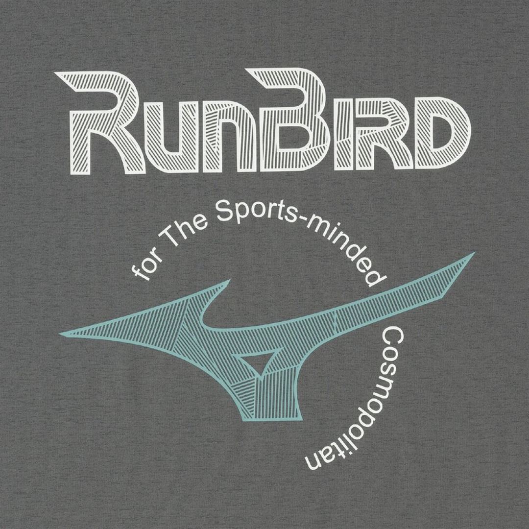 【ミズノ直営限定】ルーズフィットTシャツ チャコールグレー XS
