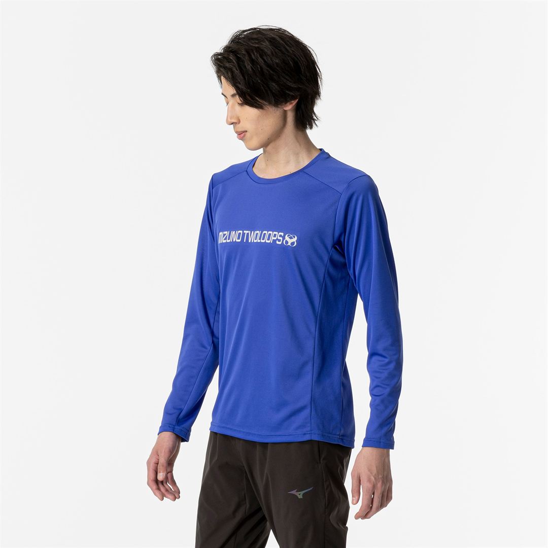 MIZUNO TWO LOOPS 8 長袖Tシャツ サーフ ザ ウェッブ S