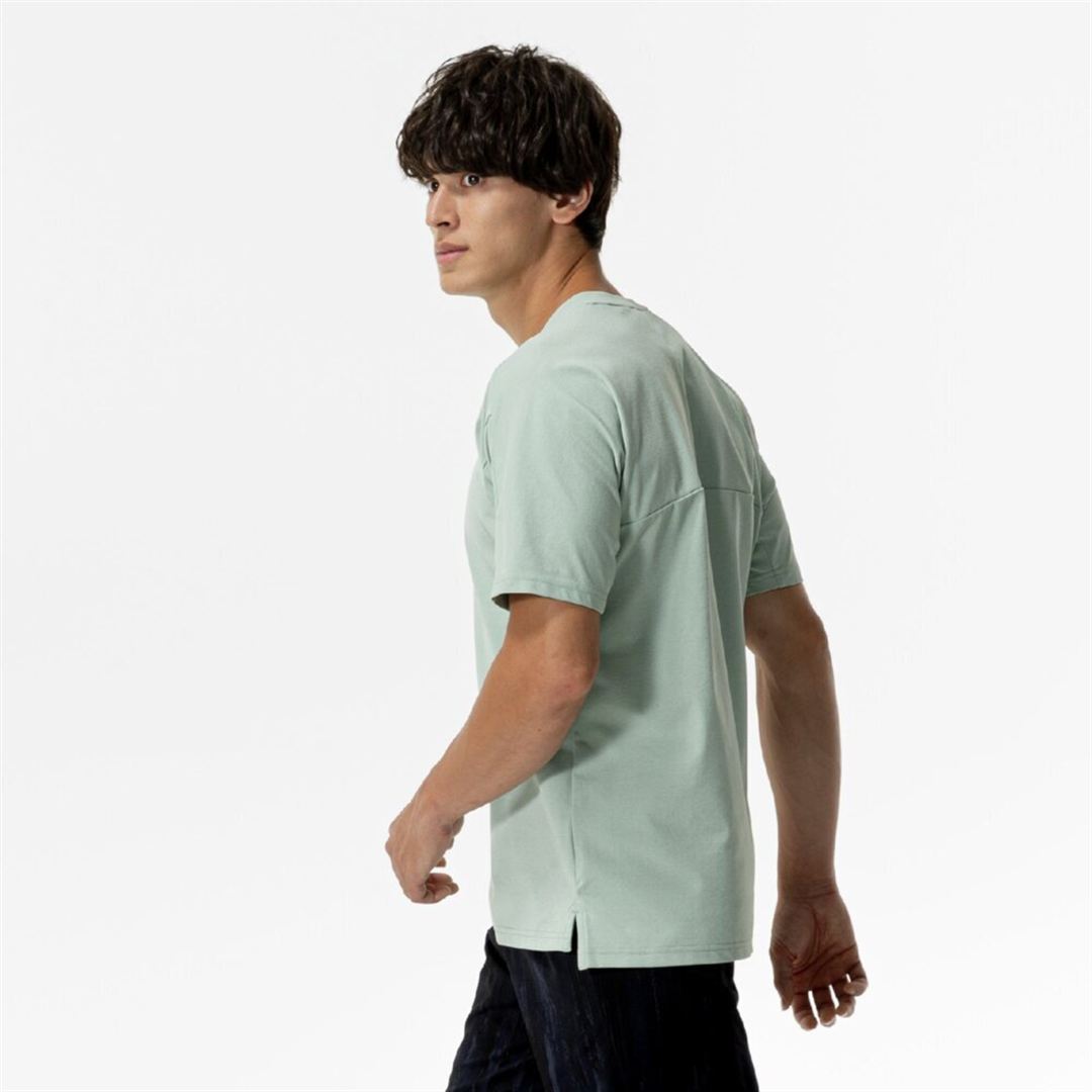 ソフトドライTシャツ フロスティグリーン S