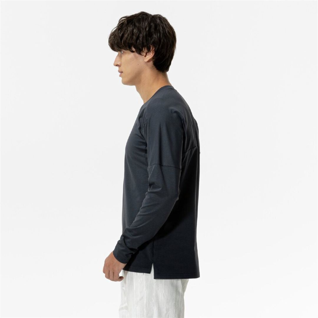 ソフトドライTシャツ(長袖) ダークネイビー XL