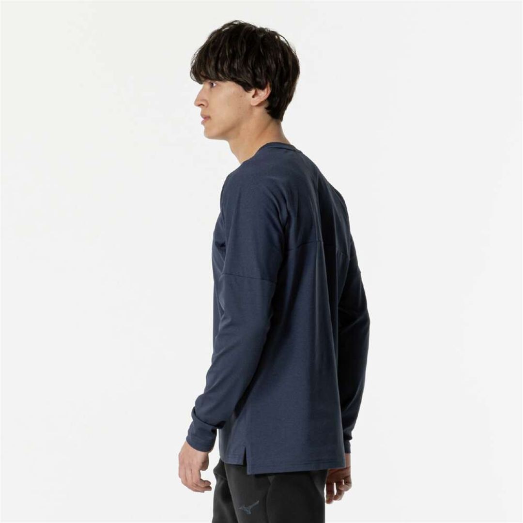 ソフトドライTシャツ(長袖) ページエントブルー XL