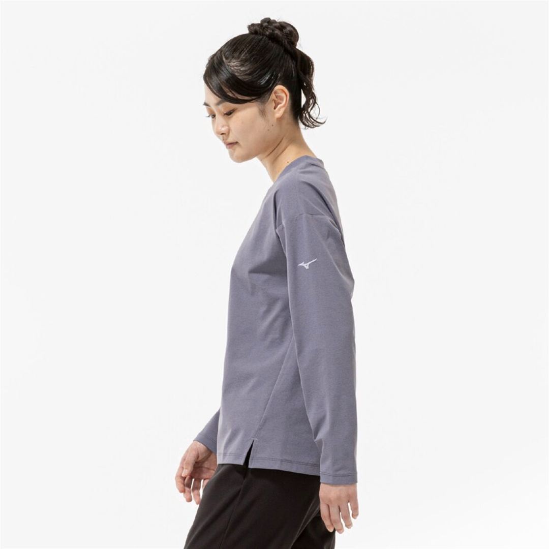 ソフトドライTシャツ(長袖) グラナイトグレー XL
