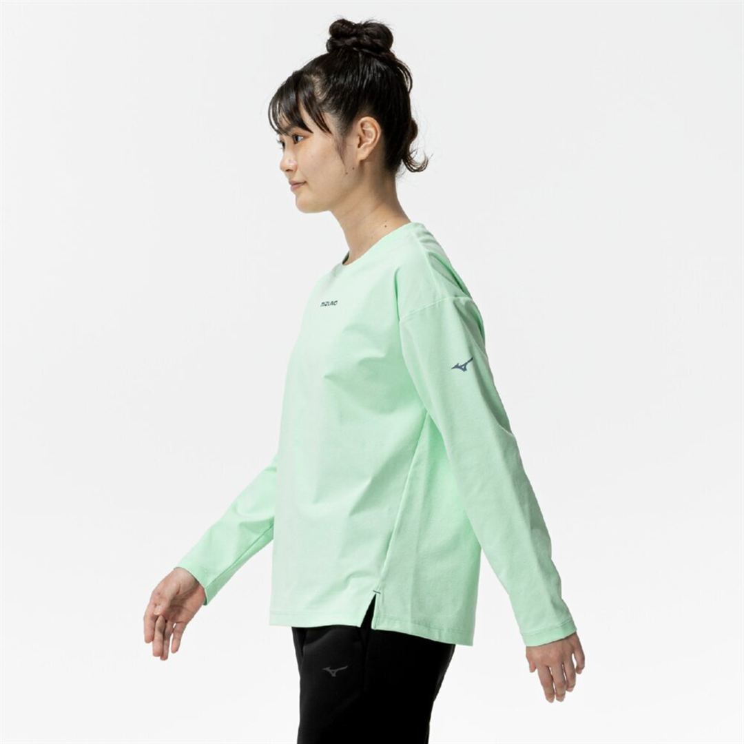 ソフトドライTシャツ(長袖) アクアグリーン XL