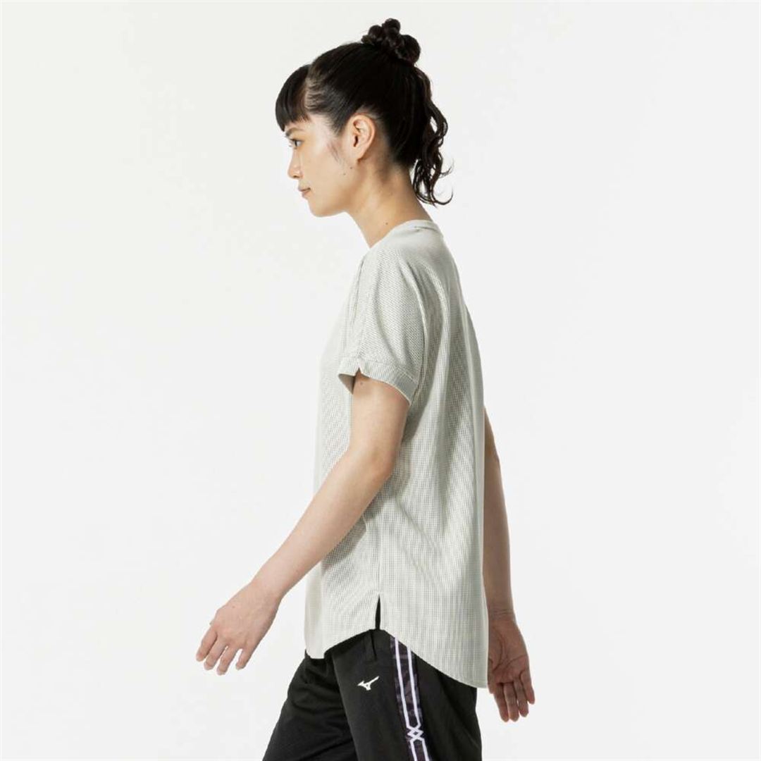 【汗処理／通気】ドライエアロフローTシャツ オフホワイト S