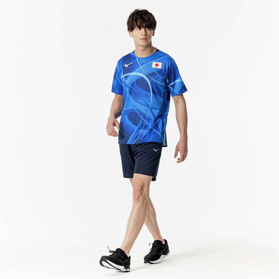 【汗処理／通気】オーセンティックドライエアロフローラピッドTシャツ ディレクトワールブルー XS