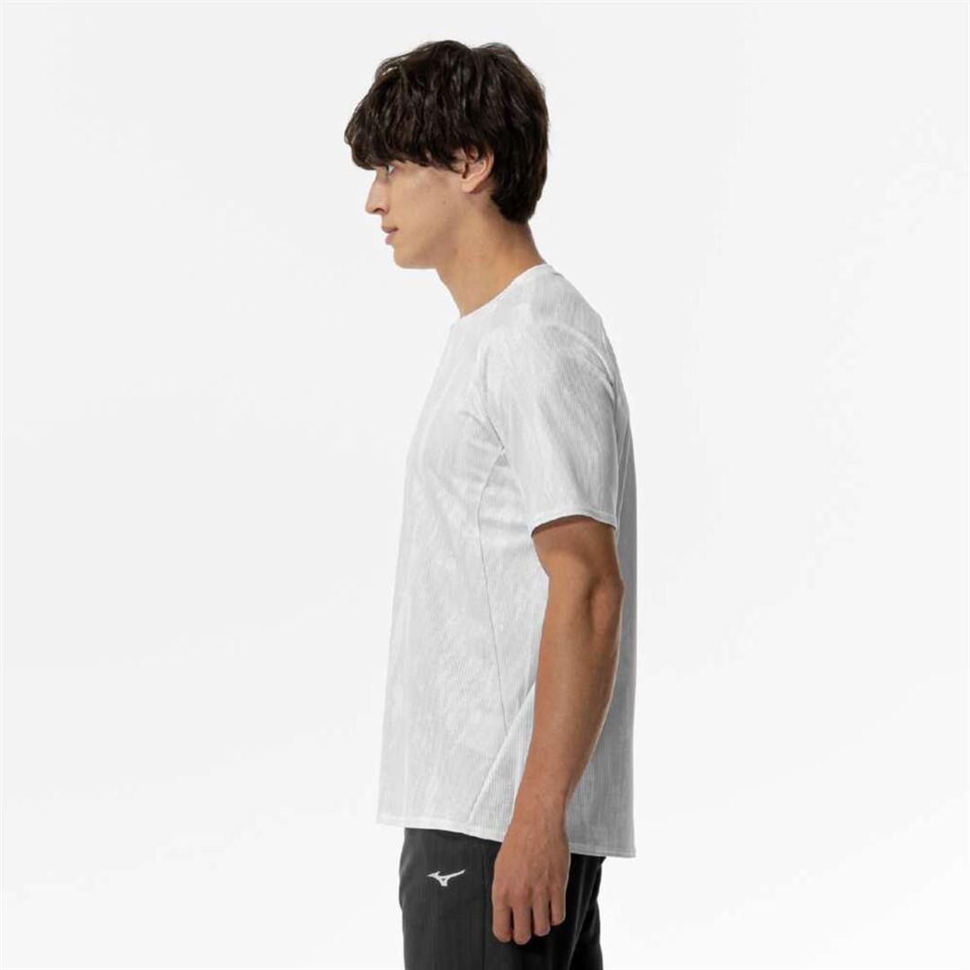 【汗処理／通気】ドライエアロフローTシャツ ホワイト S