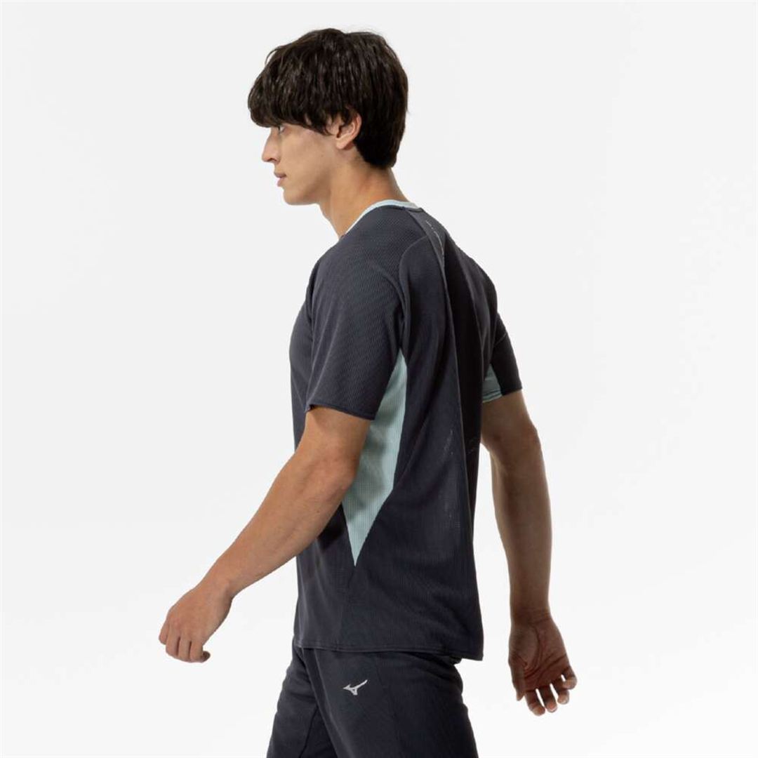 【汗処理／通気】ドライエアロフローTシャツ インディアグレー S
