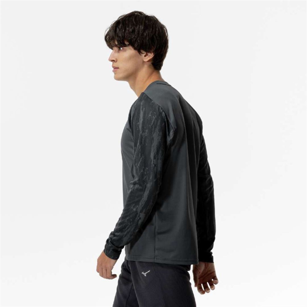 クイックドライTシャツ(長袖) インディアグレー XL