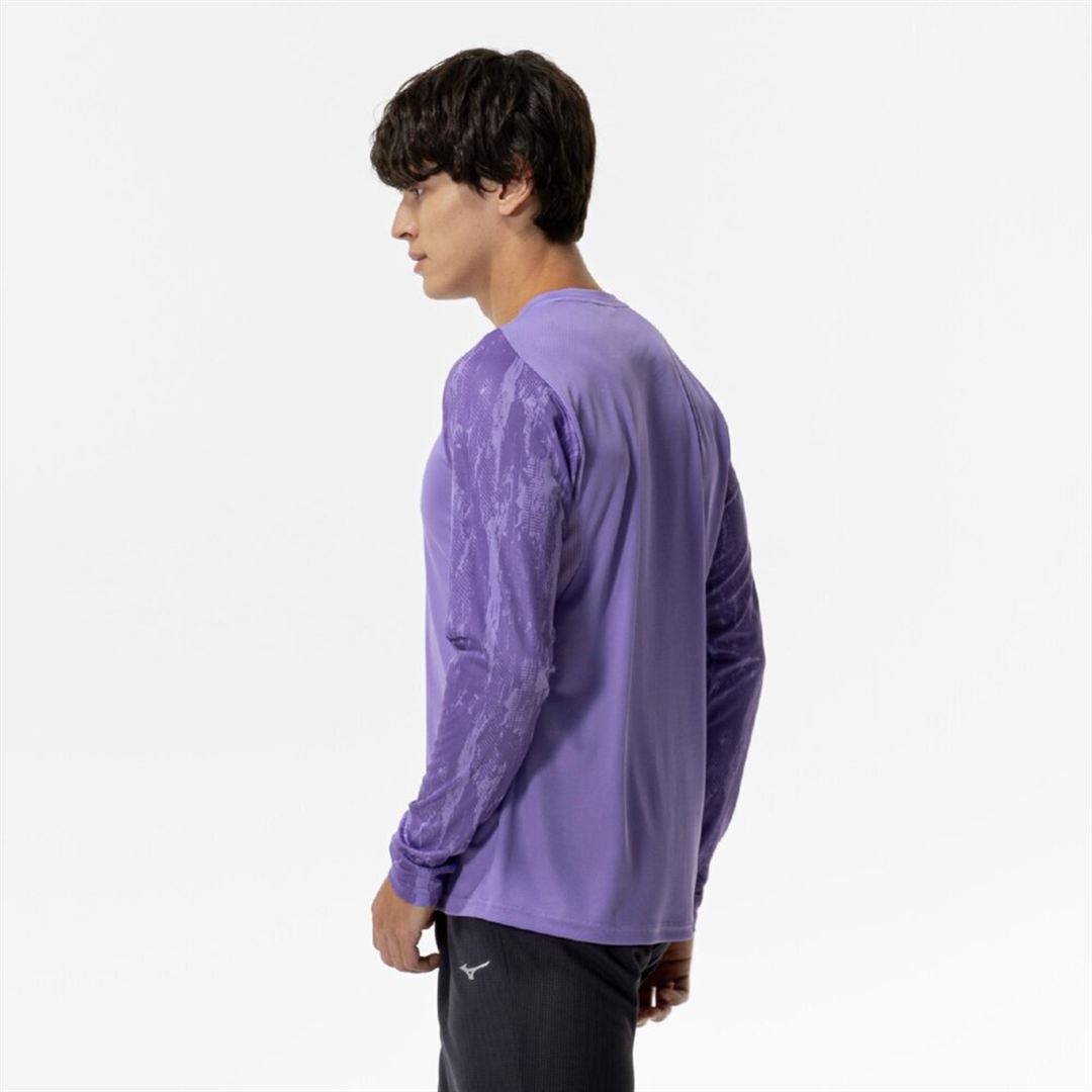 クイックドライTシャツ(長袖) ペイズリーパープル XL