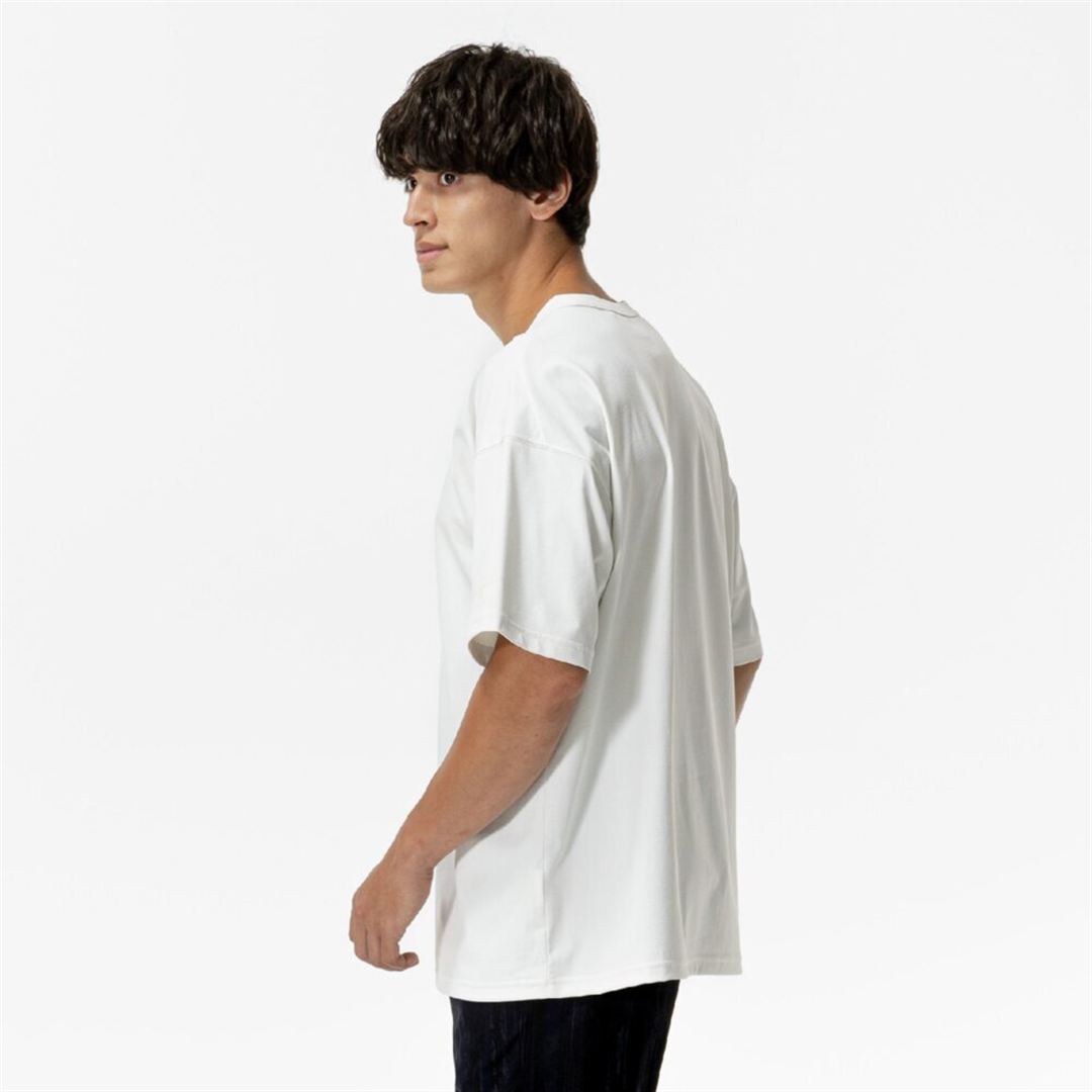 ソフトドライTシャツ(ワイドシルエット) スノーホワイト S