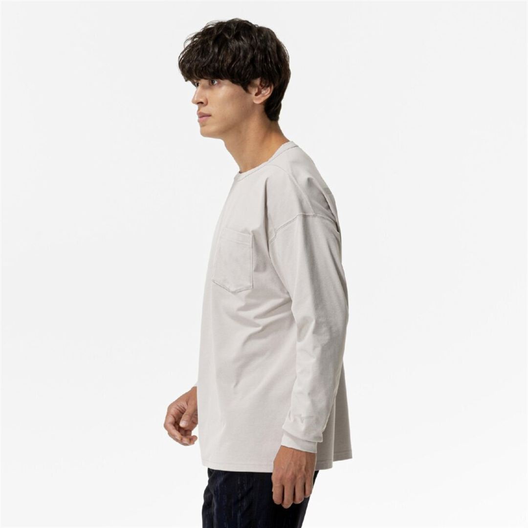 ソフトドライTシャツ(長袖) クラウドベージュ S