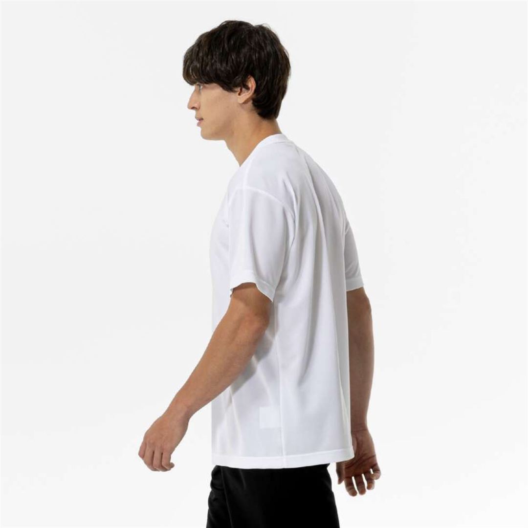 ナビドライTシャツ(半袖／丸首) ホワイト×ホワイト XL